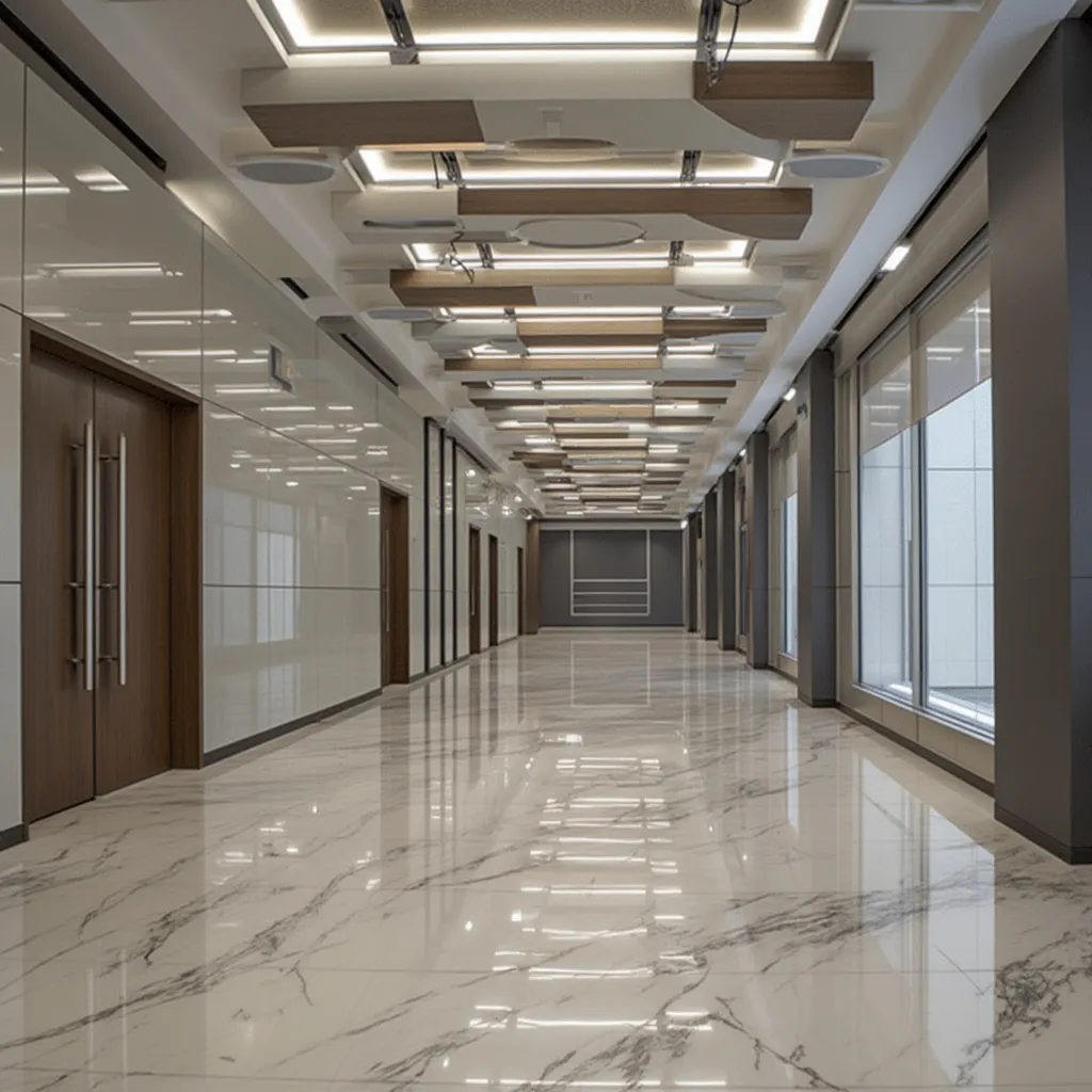 Presentación de resultados de consultoría en salón corporativo