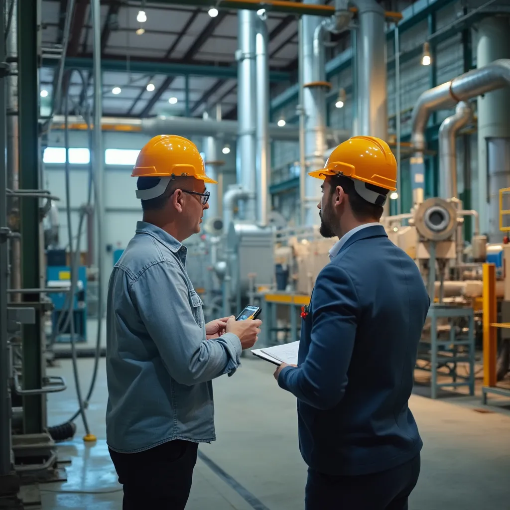 Visita a planta industrial para auditoría ESG